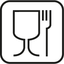 Glass-gaffel-symbol